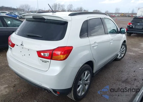 2014 Mitsubishi Outlander Sport Se из США, поврежденный, VIN 4A4AP4AU4EE013605